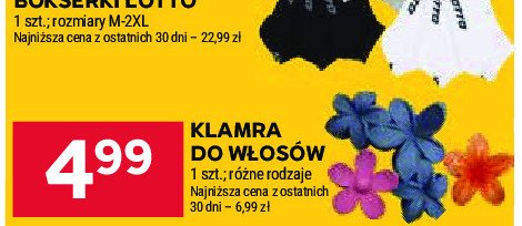 Klamra do włosów promocja w Stokrotka