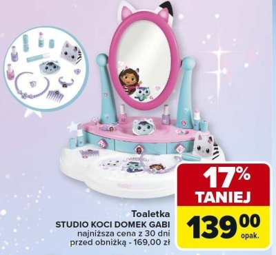 Toaletka Studio KOCI DOMEK GABI promocja w Carrefour
