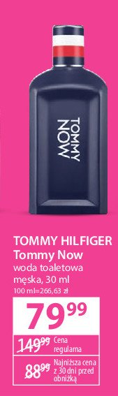 Woda toaletowa Tommy hilfiger tommy now promocja