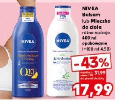 Mleczko do ciała różne rodzaje 400ml promocja w Kaufland