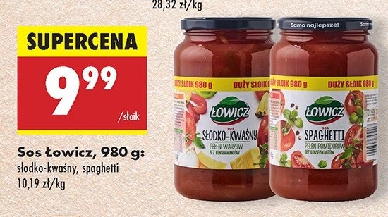Sos spaghetti Łowicz promocja
