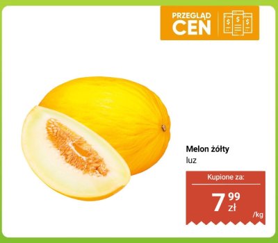 Melon żółty luz promocja w Biedronka