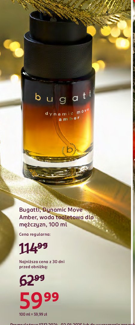 Woda toaletowa Bugatti dynamic move amber promocja