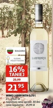 Wino LABYRINTH WHITE promocja