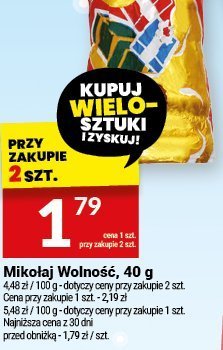 Mikołaj Wolność, 40 g promocja w Twój Market