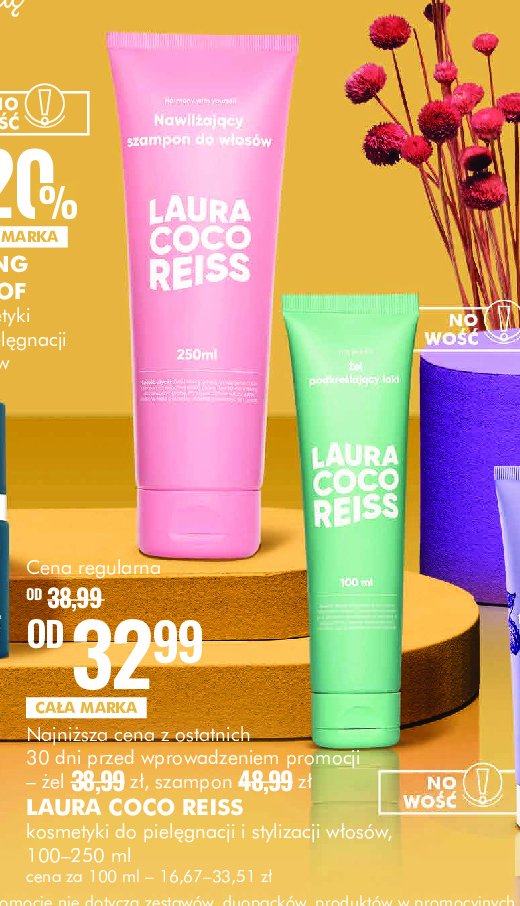 Żel do włosów podkreślający loki Laura coco reiss promocja w Super-Pharm