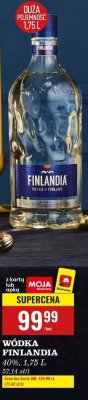 Wódka Finlandia 40%, 1,75 l promocja w Biedronka