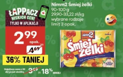 Żelki Nimm2 śmiejżelki sokki promocja w Delikatesy Centrum