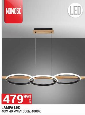 LAMPA LED 40W, 40 kWh/1000h, 4000K promocja w Merkury Market