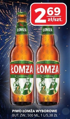 Piwo Łomża wyborowe promocja w Top Market