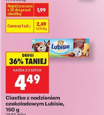 Ciastka z nadzieniem czekoladowym promocja w Biedronka