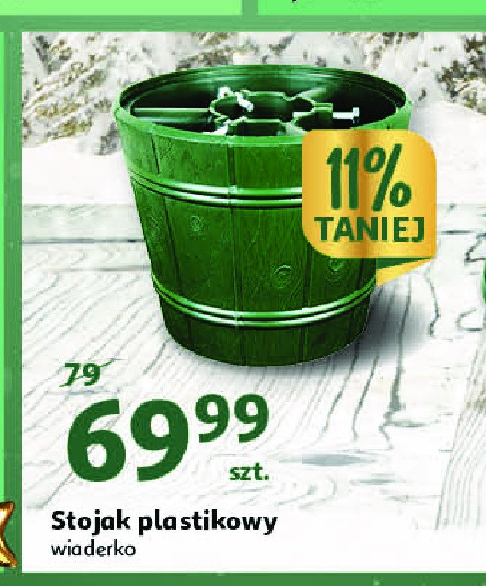 Stojak choinkowy plastikowy promocja