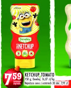 Ketchup minionki Develey promocja