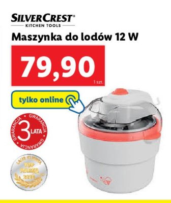 Maszyna do lodów 12 w Silvercrest promocja