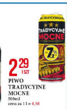 Piwo Tradycyjne mocne promocja