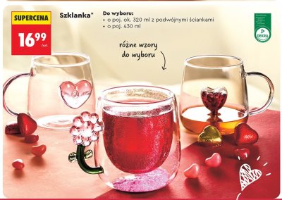 Szklanka różne wzory do wyboru promocja w Biedronka