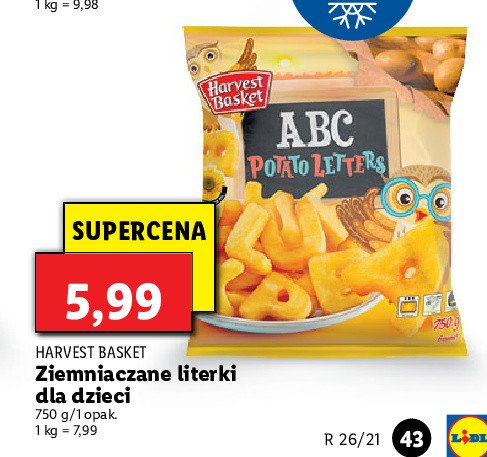 Literki ziemniaczane Harvest basket Harvest basket1 promocja