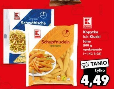 Kopytka K-classic promocja