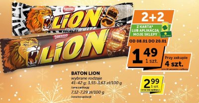 Baton Lion Black&White Nestle promocja w Groszek