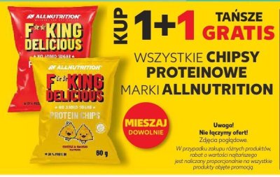 Chipsy proteinowe wszystkie rodzaje 1+1 GRATIS promocja w Kaufland