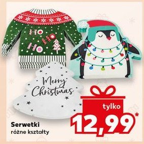 Serwetki świateczne promocja w Kaufland