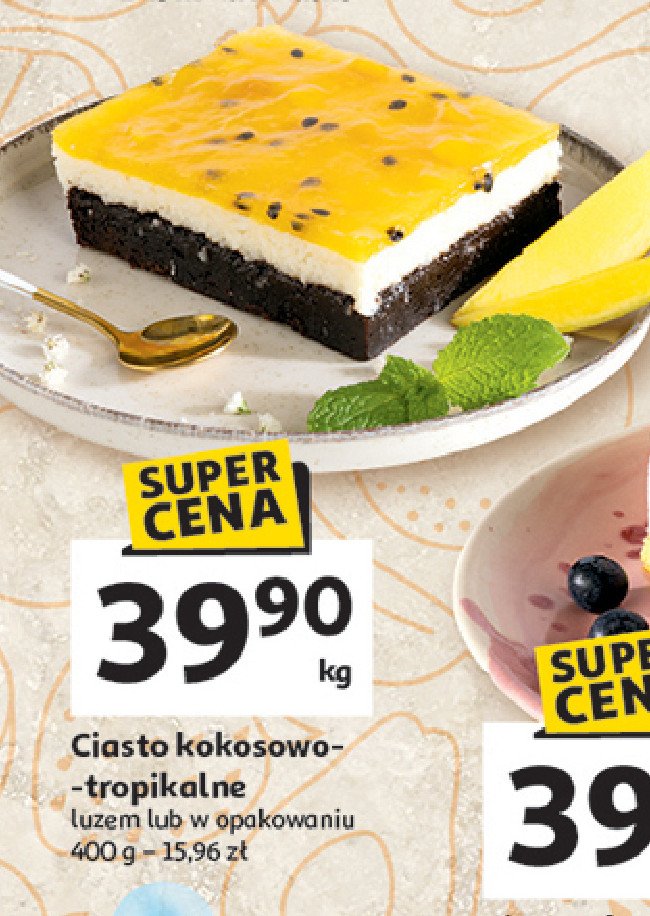 Ciasto kokosowo-tropikalne promocja w Auchan