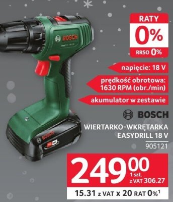 Wiertarko-wkrętarka EASYDRILL 18 V BOSCH promocja w Selgros