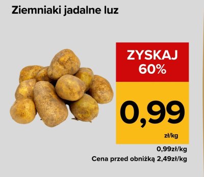Ziemniaki jadalne promocja w Supeco