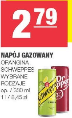 Napój gazowany Orangina Schweppes wybrane rodzaje promocja w SPAR