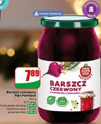 Barszcz czerwony 900 g promocja w Dino