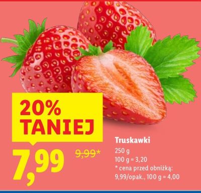 Truskawki promocja w Lidl