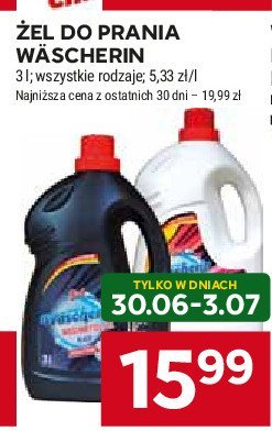 Żel do prania color Wascherin promocja