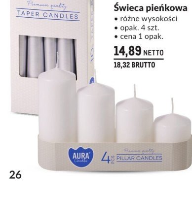 Świeca pieńkowa promocja w Makro