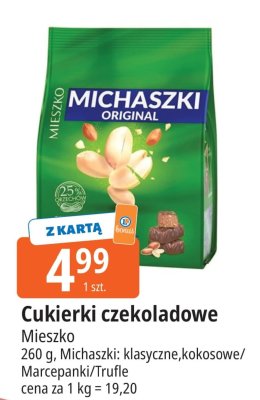 Cukierki czekoladowe Michaszki Mieszko promocja w Leclerc