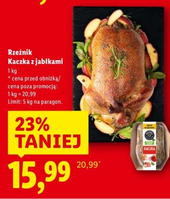 Kaczka z jabłkami promocja w Lidl