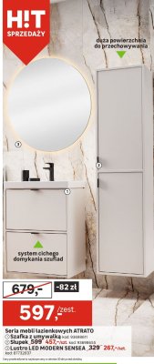 Lustro LED MODERN SENSEA promocja w Leroy Merlin