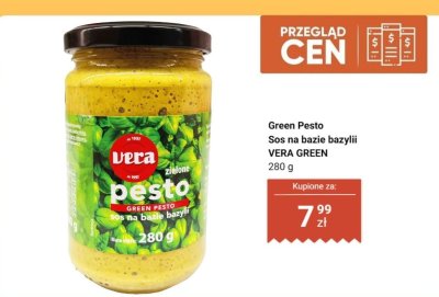 Sos na bazie bazylii VERA GREEN promocja w Dino