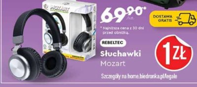 Słuchawki Mozart  promocja w Biedronka