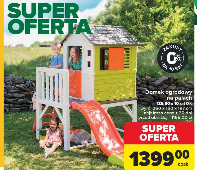 Domek na palach Smoby promocja w Selgros