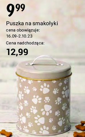 Puszka na smakołyki promocja