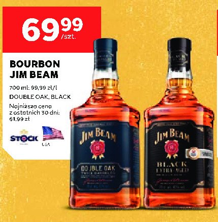 Bourbon Jim beam double oak promocja