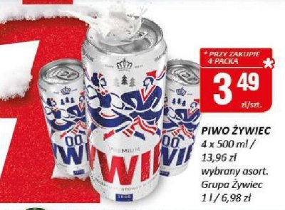 Piwo Żywiec promocja w Chorten