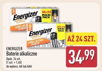 Baterie alkaliczne Energizer promocja w Aldi