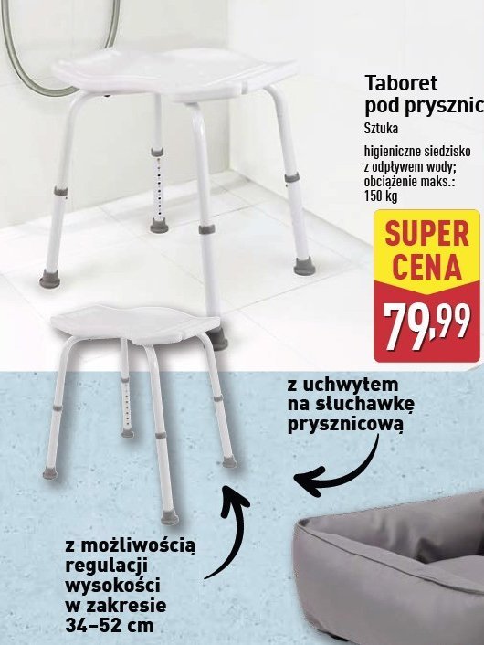 Taboret pod prysznic promocja