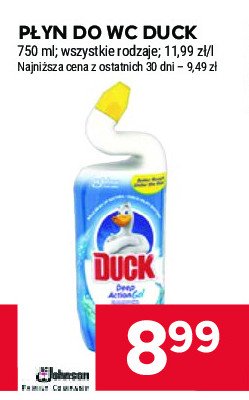 Żel do wc marine Duck deep action gel promocja