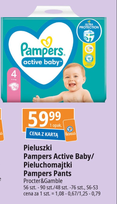 Pampers active baby 4 2024 cena