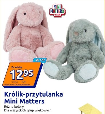 Królik-przytulanka Mini Matters 39 CM promocja w Action