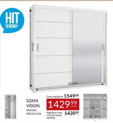SZAFA VISION Abra Meble promocja w Abra Meble