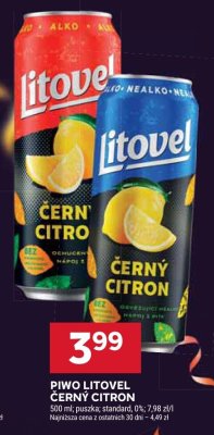 Piwo Litovel Černý Citron promocja w Stokrotka
