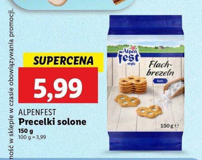 Precle z solą Alpen fest promocja